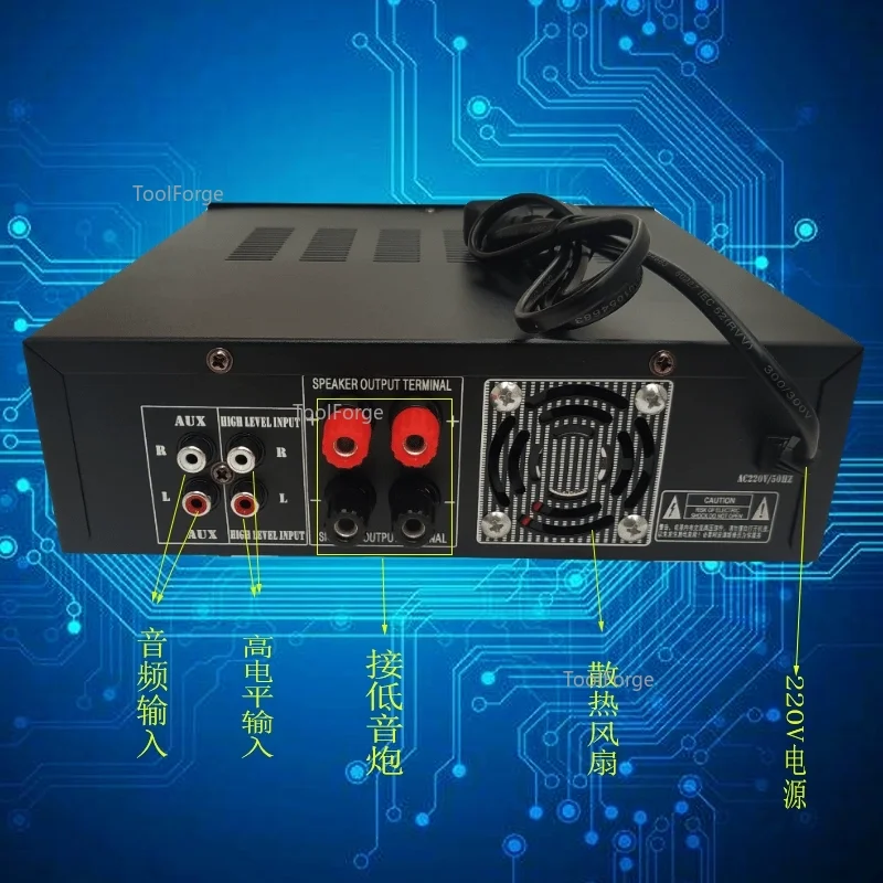 Pure Bass Amplifier Board Subwoofer High Power Home Theater SW1.0 Channel Subwoofer Amplifier