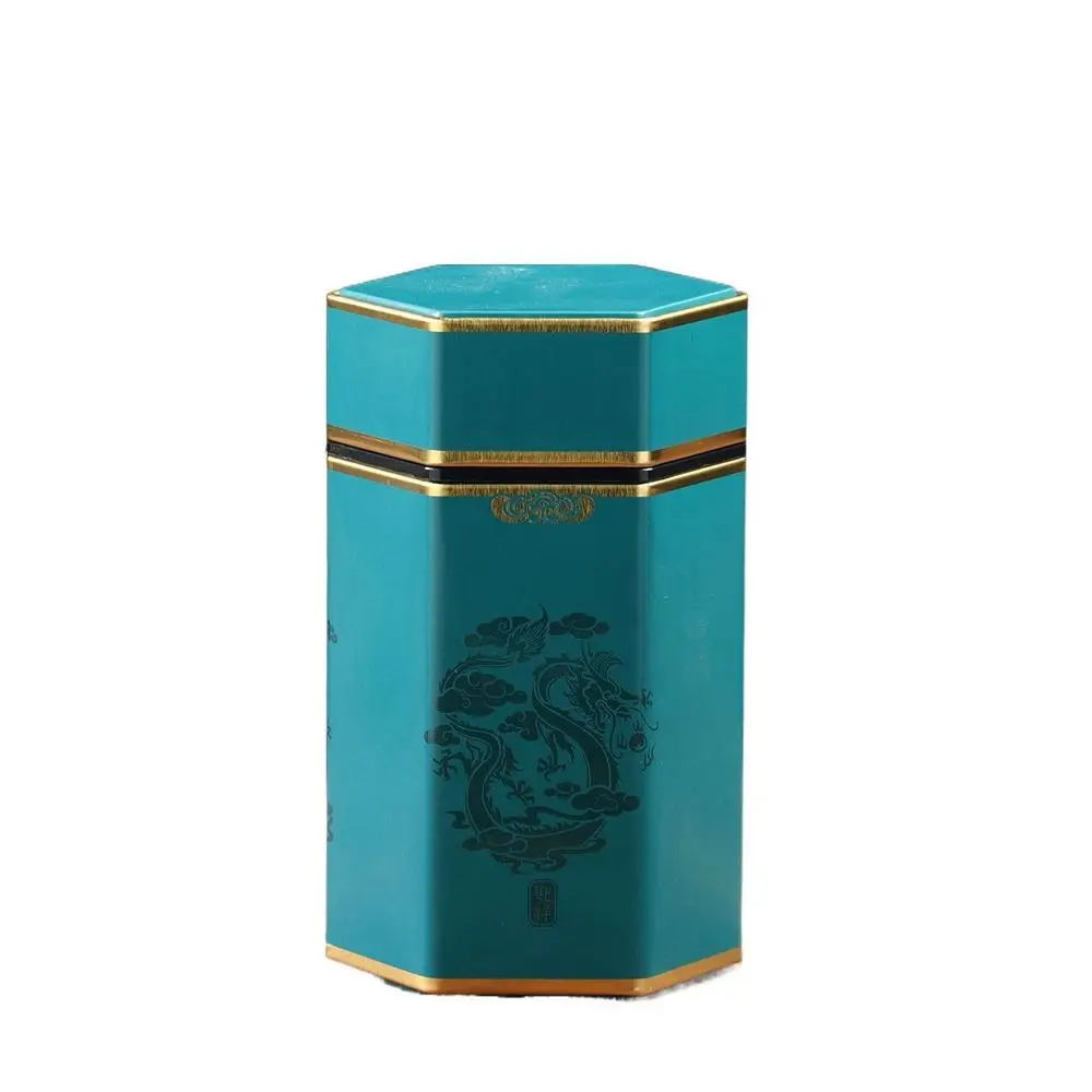 

Маленький контейнер для хранения чая, 1 шт., шестиугольный пустой герметичный резервуар для хранения чая, чайник, органайзер для чая, коробка для чая