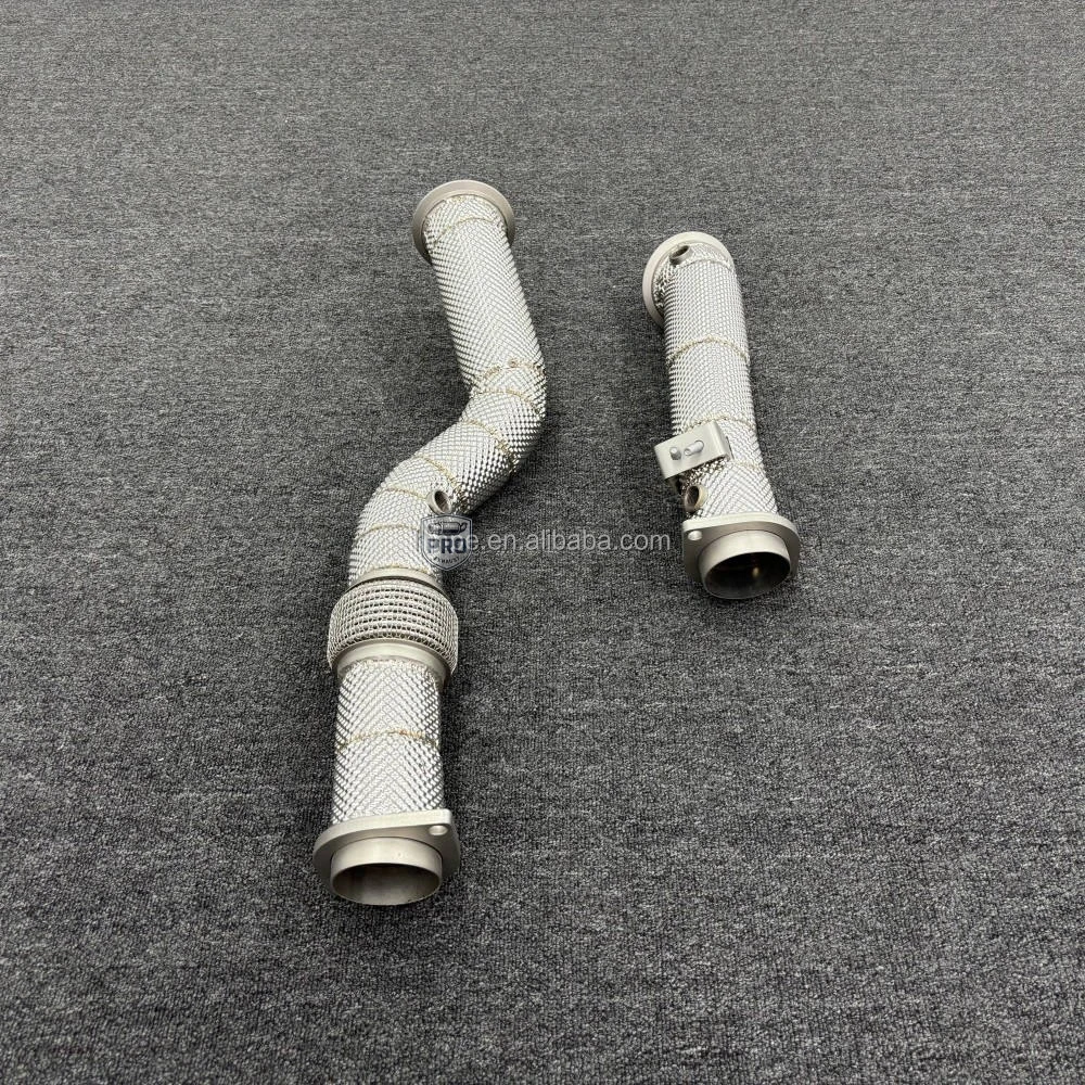 Perfectly Customized Performance Exhaust Downpipe Specifically Designed for BMW M3 M4 F80 F82 3.0T 2014-2019 with Catalytic
