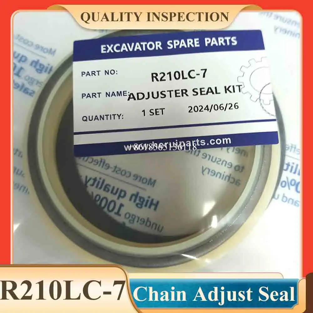 Chain Adjust Cylinder Seal Kit for Hyundai R210-7 R210LC-7 Excavator Parts Hydraulic Cylinder Adjuster Seal Kits