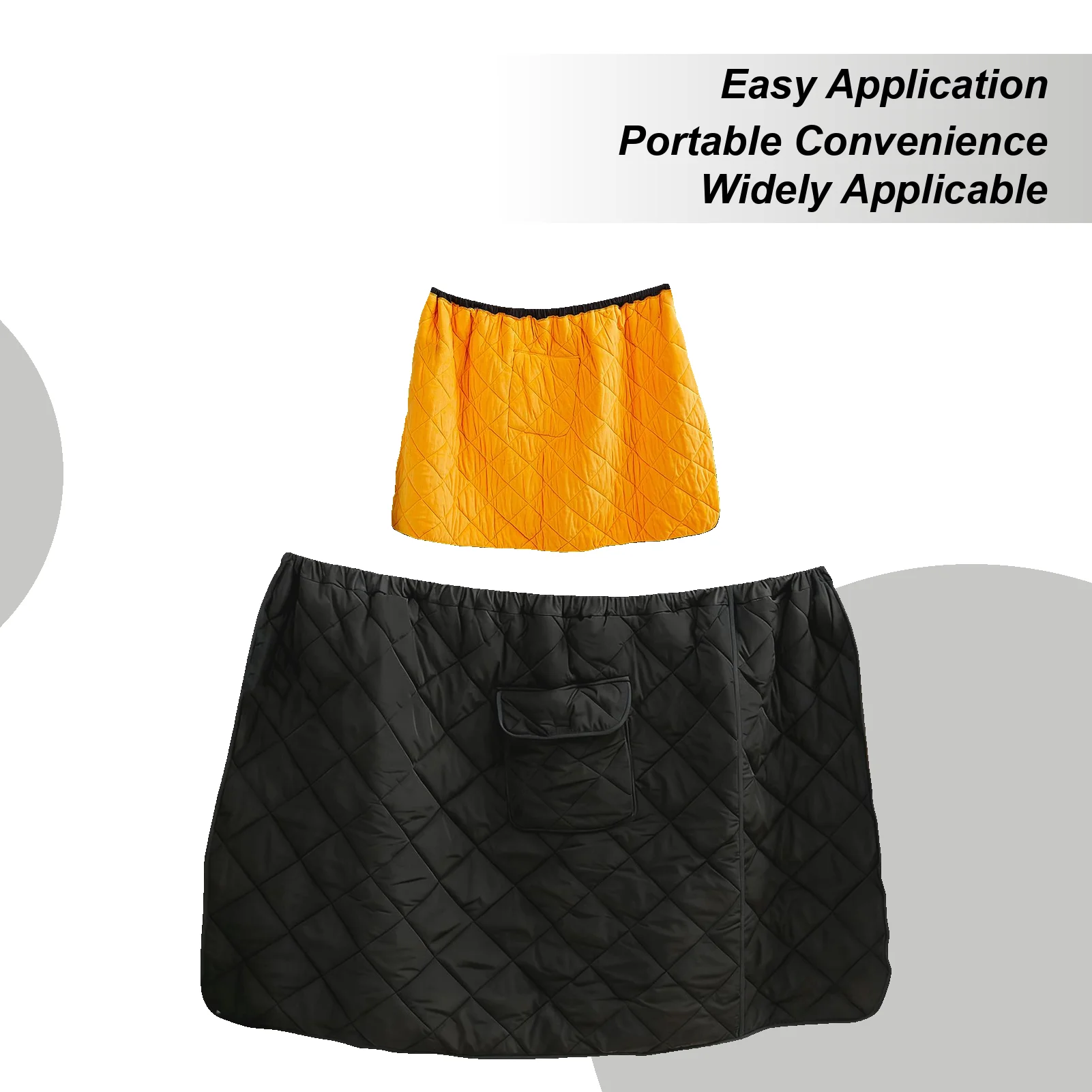 Motorcycle Leg Apron Cover Waterproof Scooter Leg Protector Thickened Velvet Quilt Plush Lining Motorcycle Warm Leg Cover