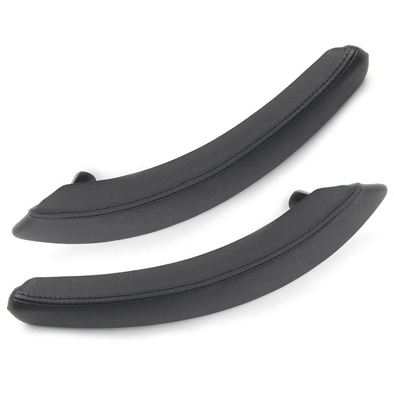 Front Left Right Inner Door Pull Handle Trim Cover Fit for BMW E70 X5 E71 E72 X6 SAV 2008 2009 2010 2011 2012 2013 Black