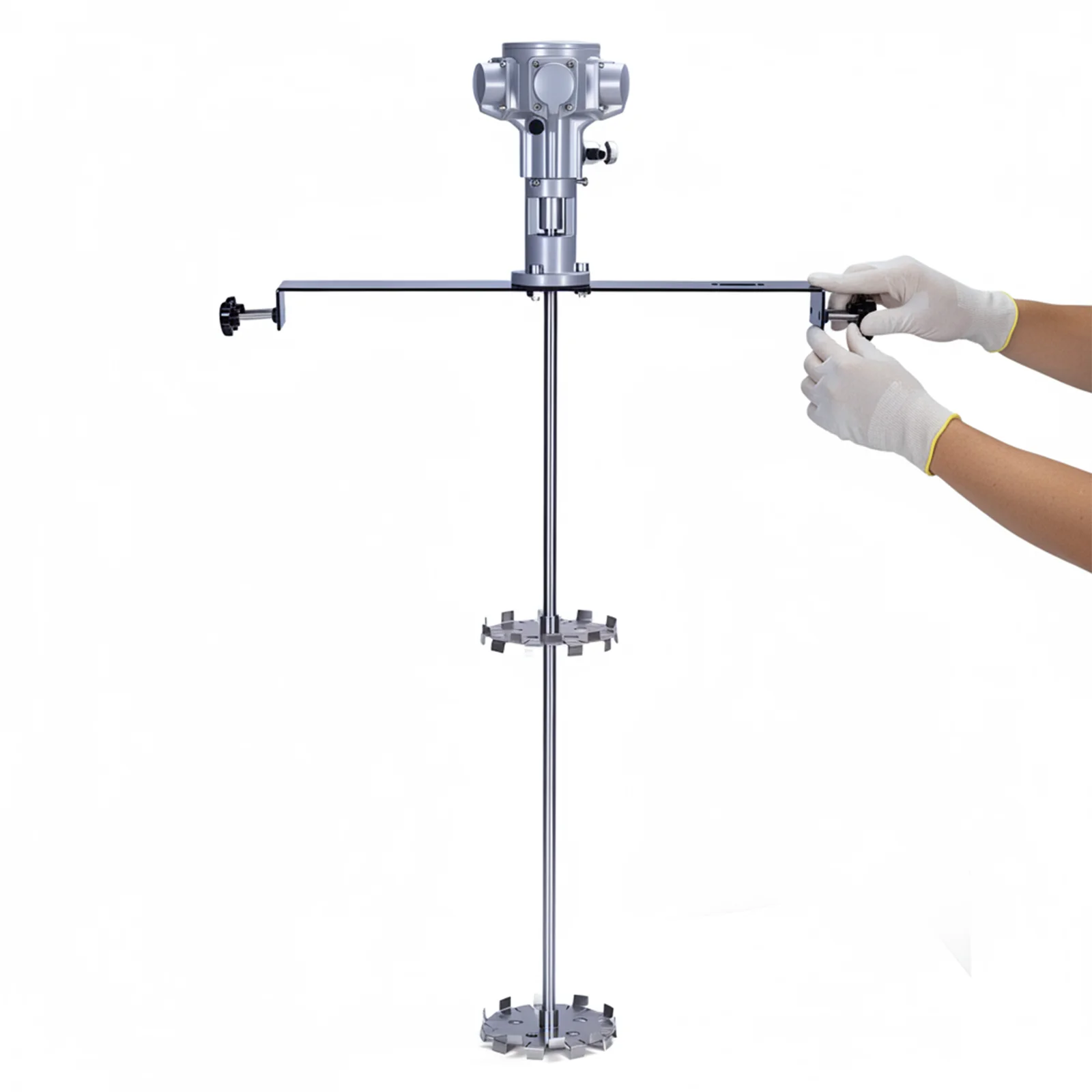 

55 Gallon Paint Stirring Machine 3/4HP for 1-5000mPas Viscosity Chemical Material Tank Barrel Air Mixer