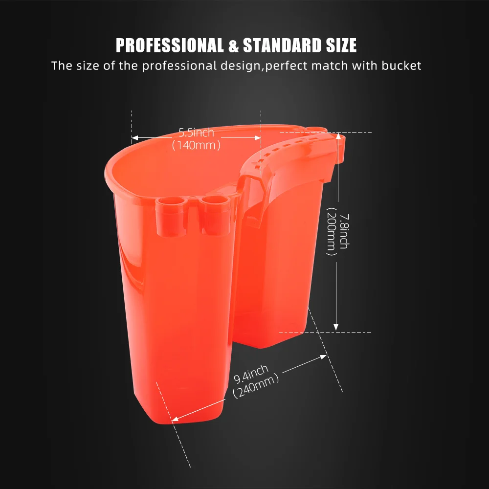 SPTA Universal Bucket Organizer Car Detailing Washing Tool Storage External Hanging Barrel Kit