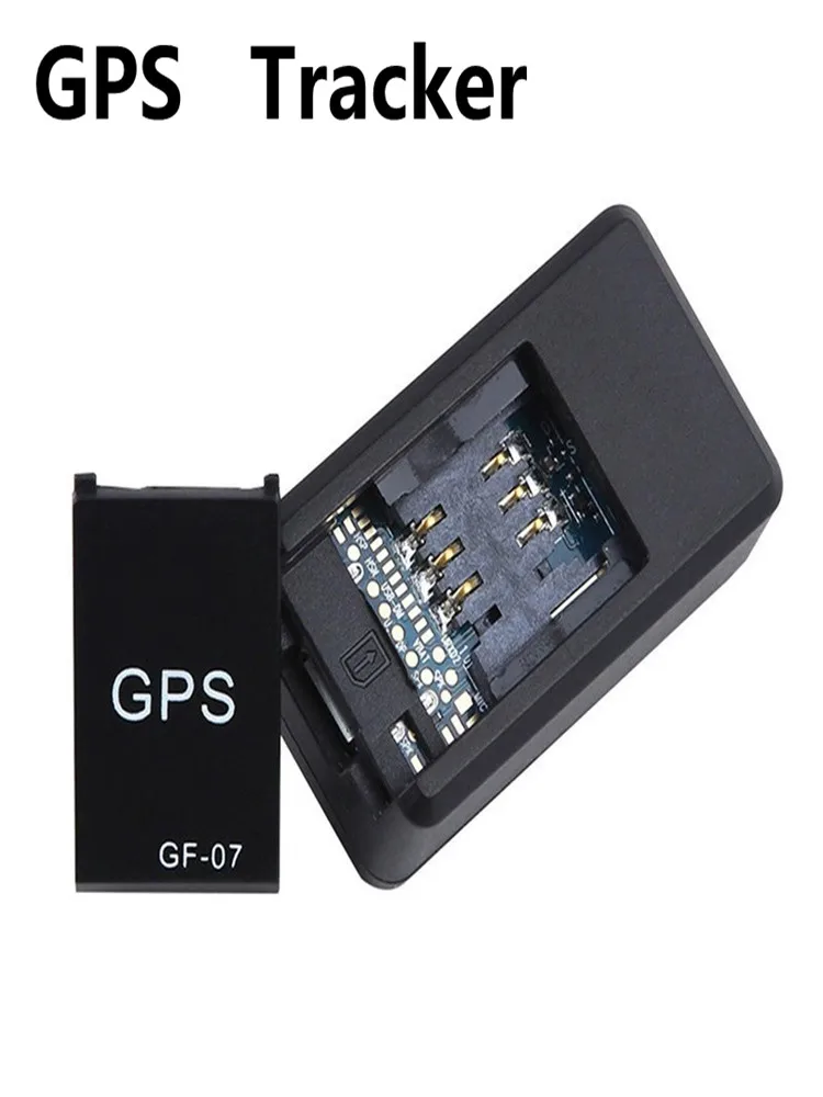 Minirastreador GPS GF-07 coche, localizador antirrobo en tiempo Real para vehículo, mascotas, niños, posicionador de seguimiento, rastreador de montaje magnético