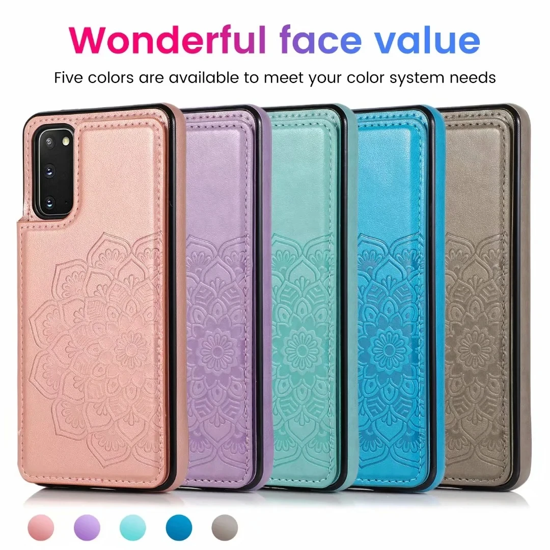 Leather Flip Wallet Case for Samsung S30 S21 S20 Ultra S10 S9 S8 Plus S7 Edge Note 8 9 10 Lite 20 Ultra Card Funda Protect Cover