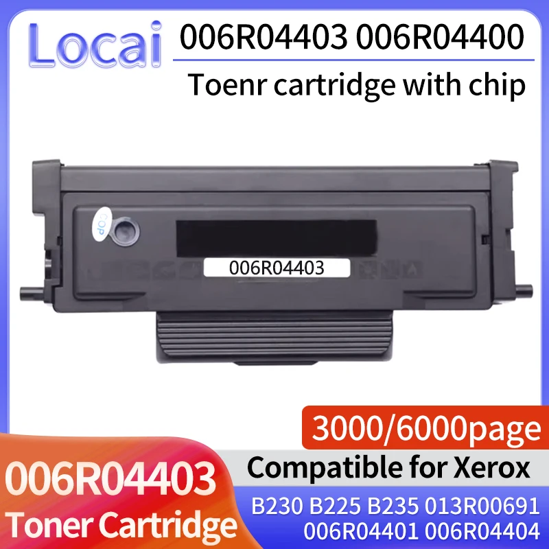 

1 шт. B230 B225 B235 тонер-картридж, совместимый с принтером Xerox 006R04403 006R04404 006R04400 006R04401 013R00691 с чипом