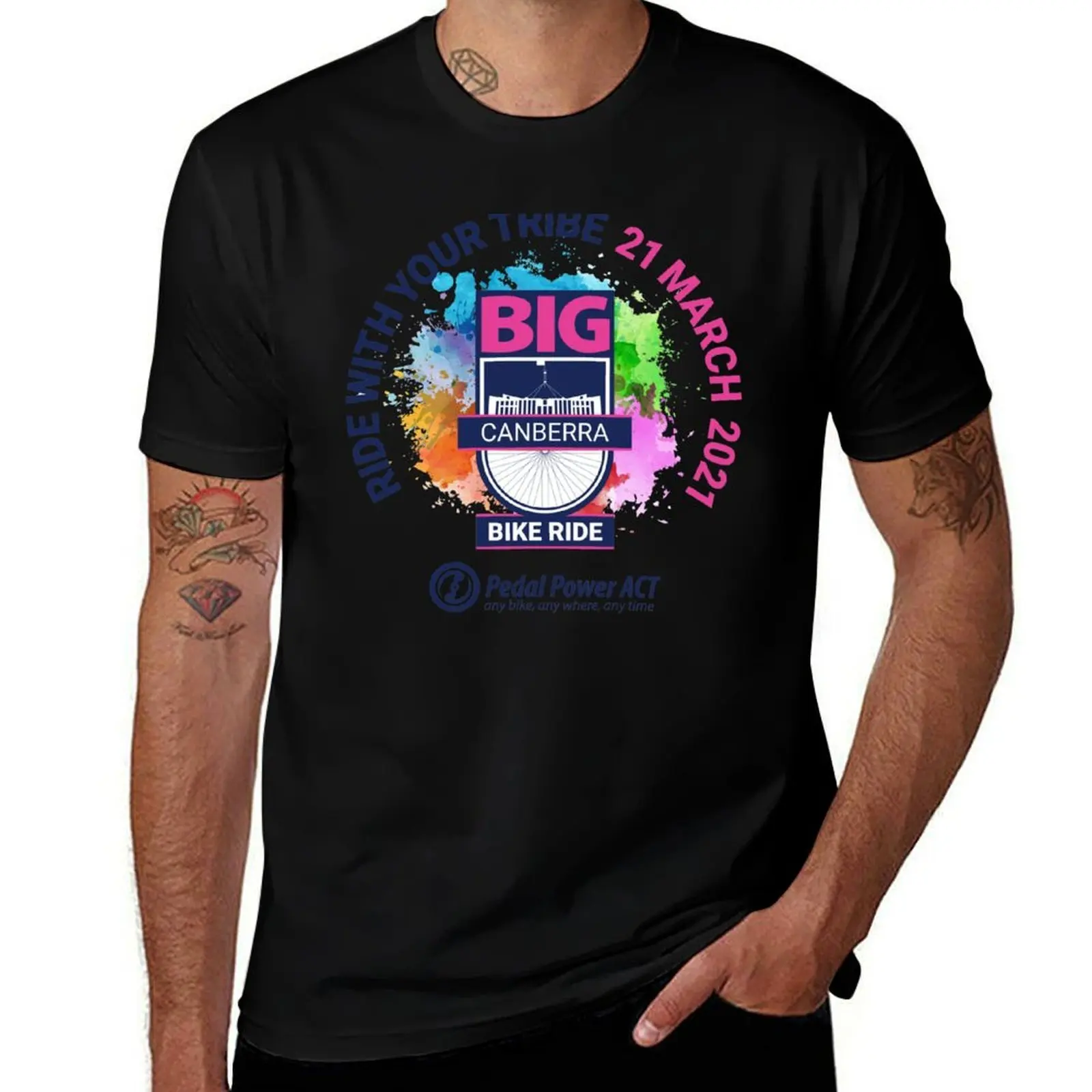 Big Canberra Bike Ride 2021 T-Shirt Plus Size All Match Tee Shirt