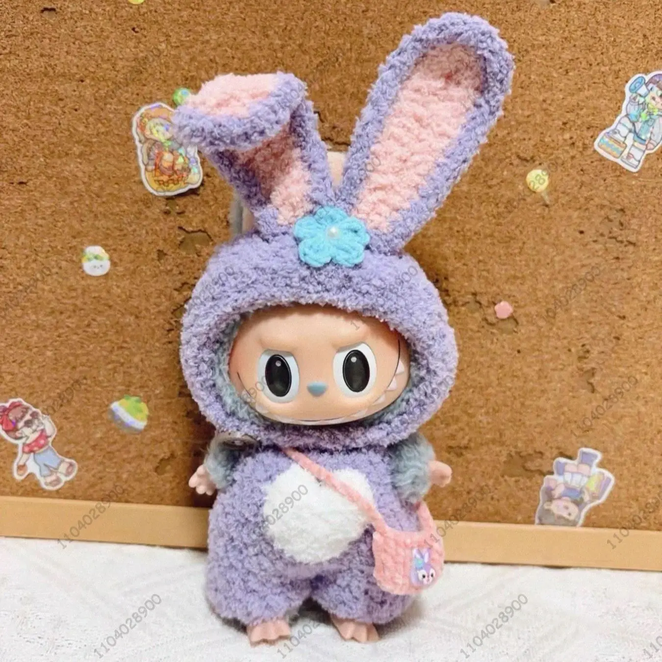

For Labubu The Monsters Clothes Stella Lo Costume Doll Clothes 1:1 Replica Vinyl Plush Doll Action Figure Bag Charm Gift