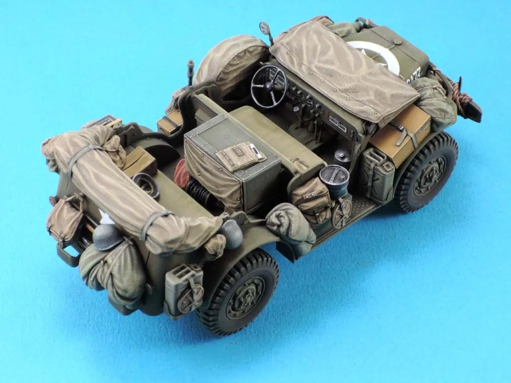 1:35 Scale Resin Die-casting Armored Vehicle Parts Modification Does Not Include The Unpainted Model Of The Car 35945