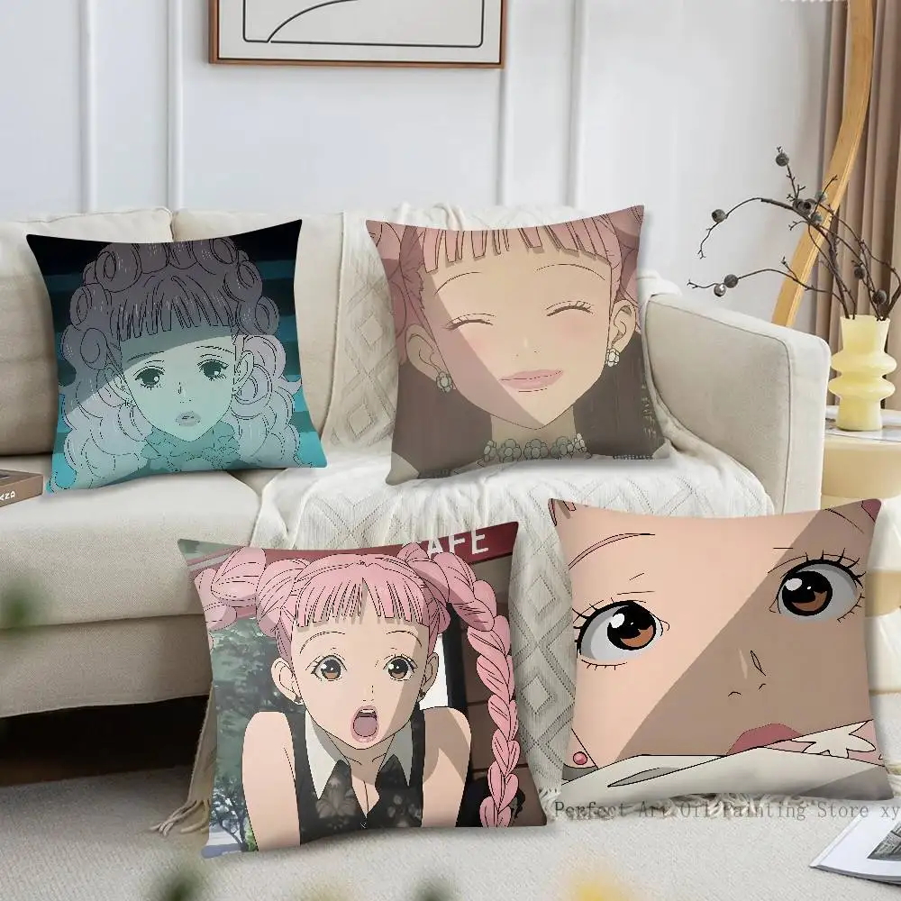 1pc Miwako P-Paradise K-Kiss Pillow Case Fashion Square Pillowcase Bedroom Sofa Room Ins Decoration Leisure
