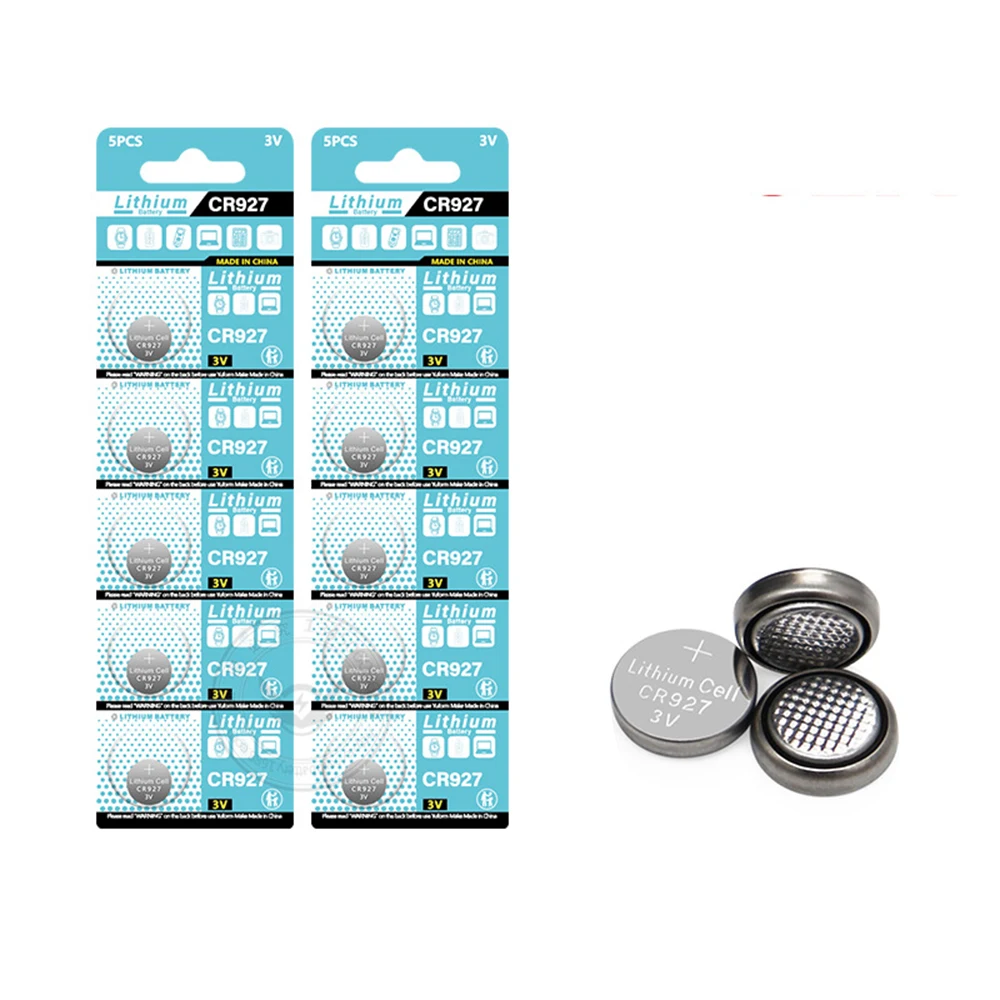 CR927 CR 927 Lithium Batteries For Toy Clock Watch Remote Control Laser Light DL927 BR927 BR927-1W CR927-1W 3V Button Coin Cell