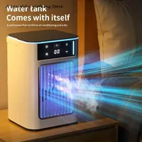 2025 New Upgraded Turbocharged Portable Air Conditioner Fan USB Desktop Air Cooler Household Small Air Humidifier Cooling Fan