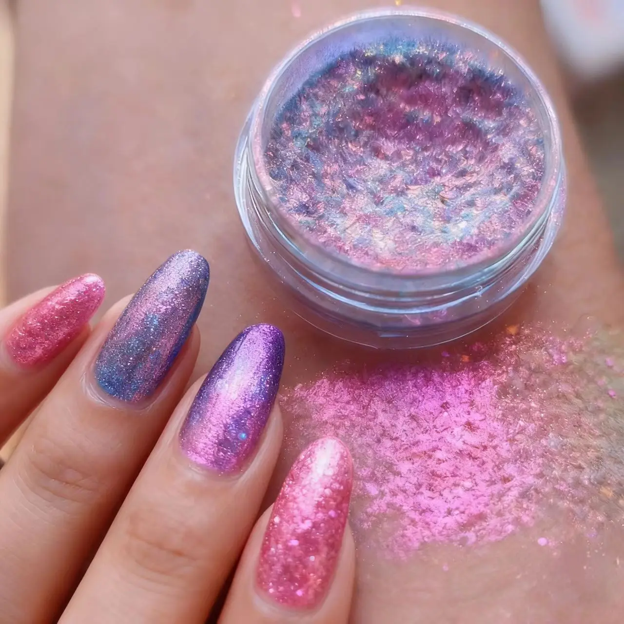 Brightening glitter, high-gloss body glitter, eye glitter, suitable for women, holiday supplies