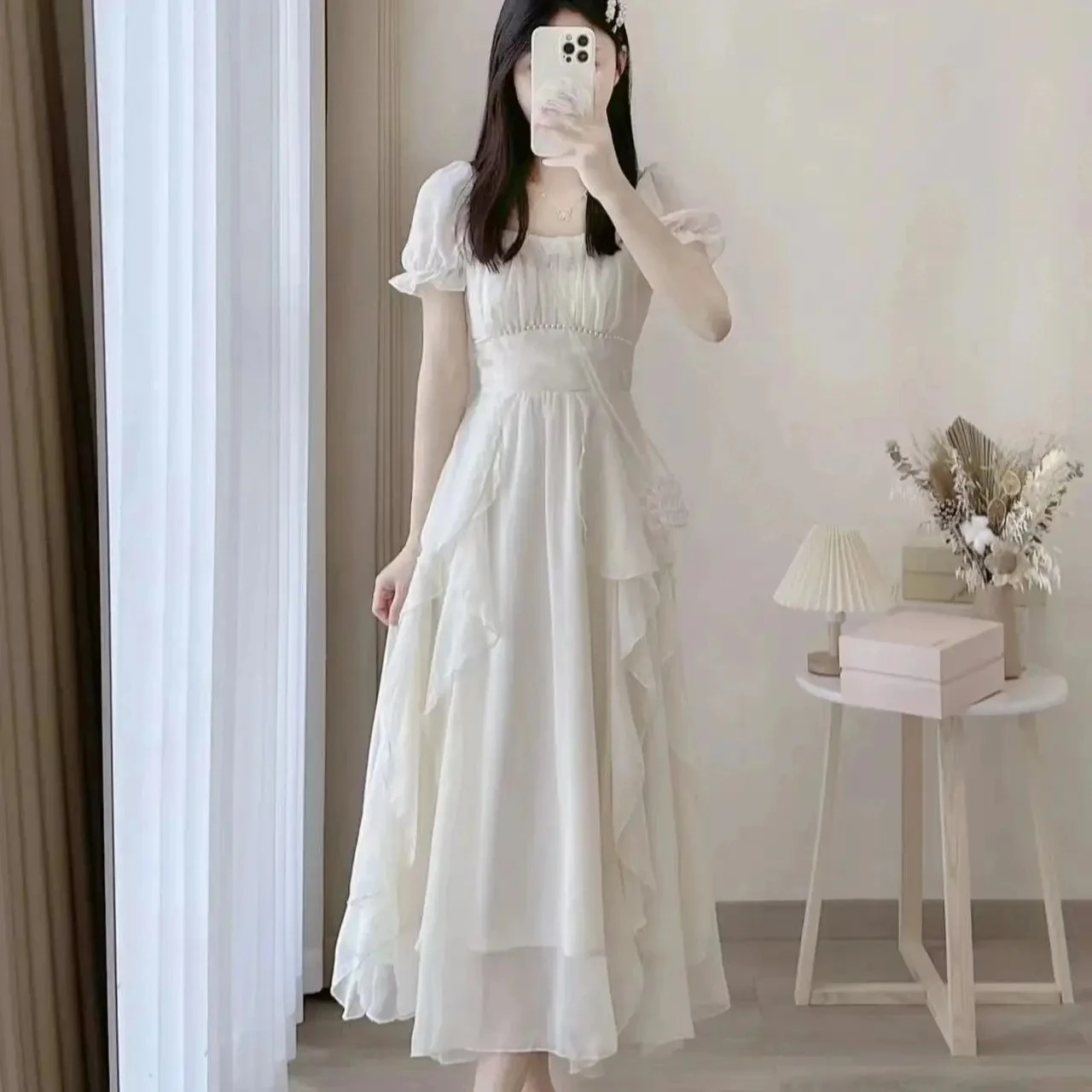 CYJH33 Robe de Soirée Bleue pour Femme, Nouveau Style