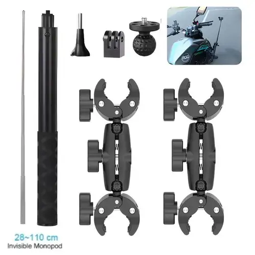 Kit de accesorios para cámara deportiva Insta360 One X2 X3 X4, palo de Selfie panorámico para GoPro DJI, accesorio de soporte de montaje monopié