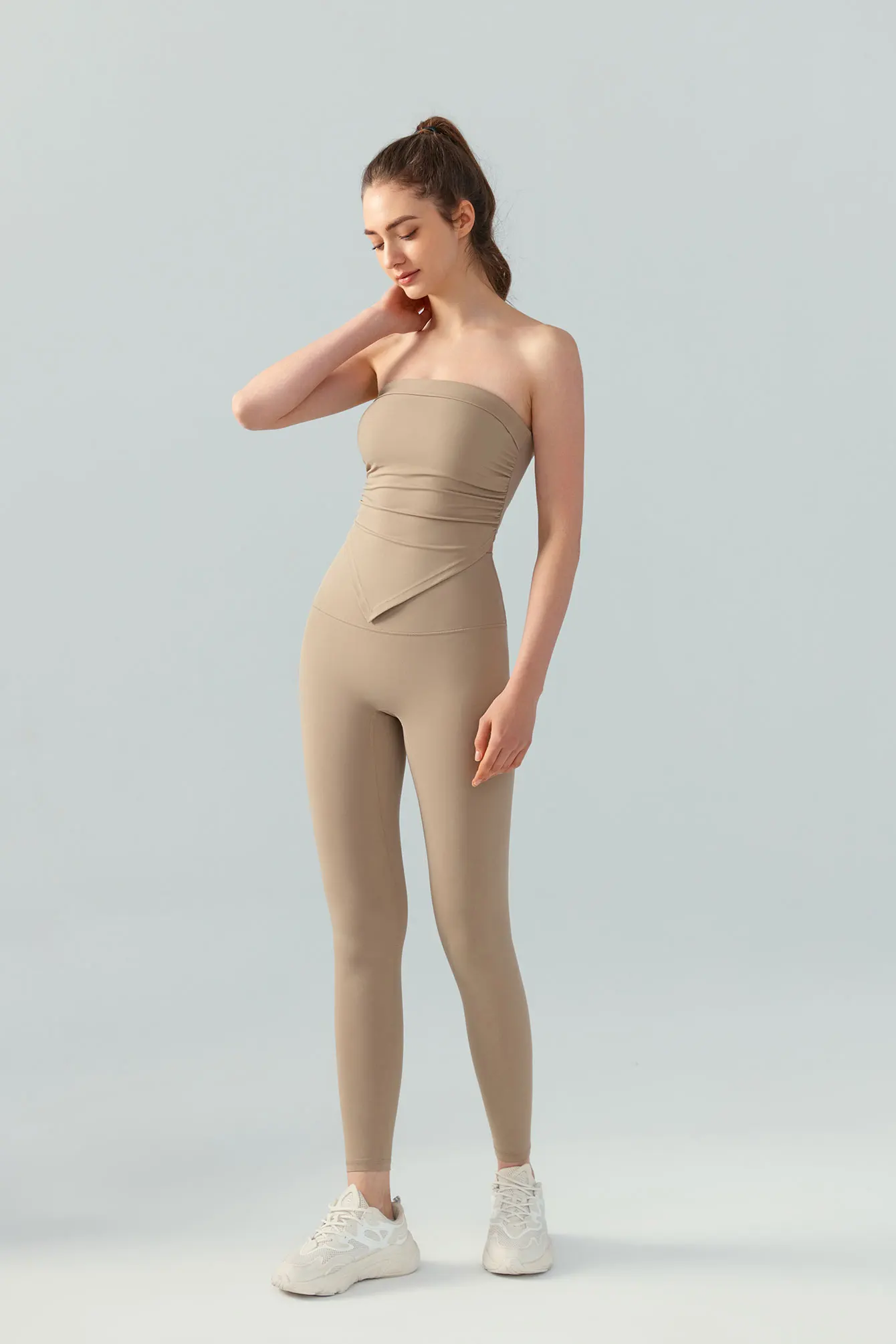 Align-Nulu Soft Feels Like Skin Yoga-Leggings mit überkreuzter Taille, hohe Taille, Bauchkontrolle, Sport, Fitnessstudio, Workout, Laufen, Fitnesshose