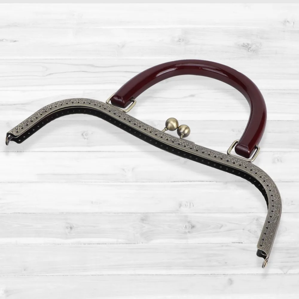 

Аксессуары для сумок: металлическая рамка для кофейной сумки 26 x 19.5 см, фурнитура для изготовления сумок, для сумок через плечо