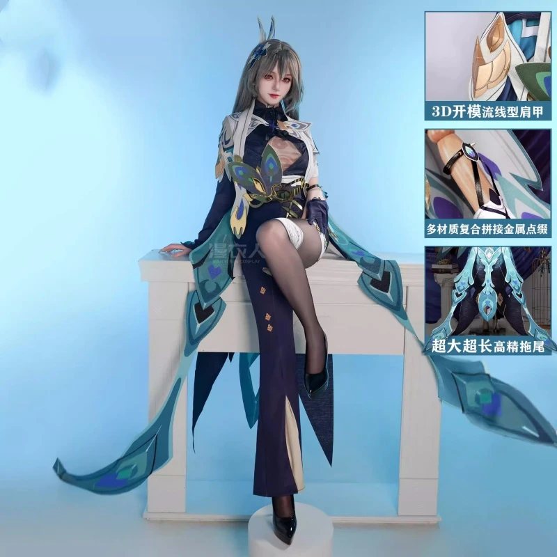 Vita Cosplay Costume Game Honkai Impact 3rd Anime Women Sexy Jumpsuit Vita Role Play Clothing Halloween Comic-con Party Suit view 3