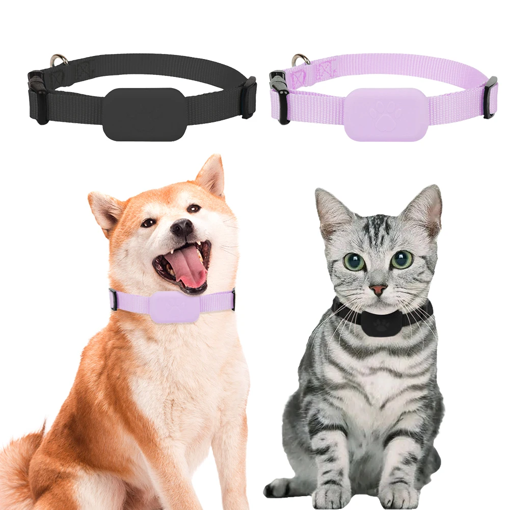 

For iOS Mini GPS Tracker Battery Operated Animal Tracking Movement Alert Collar Pet Anti Lost Tracker for Cats Dogs