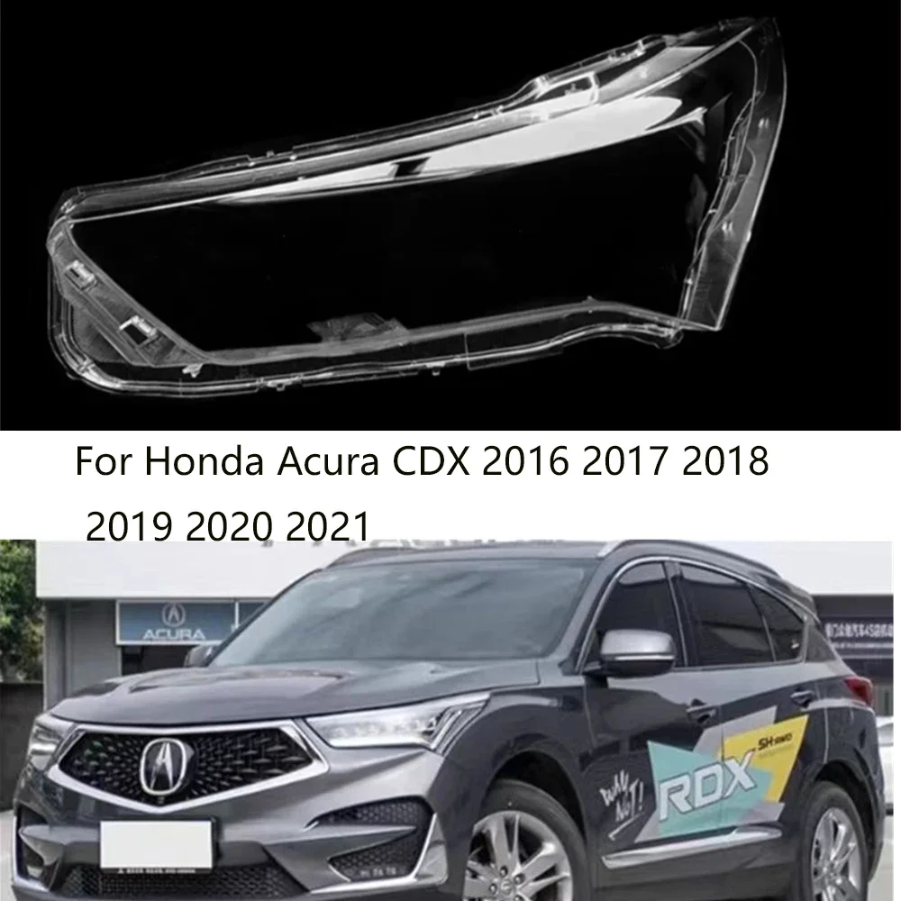 

For Honda Acura CDX 2016 2017 2018 2019 2020 2021 Car Lens Glass Light Lamp Headlamp Shell Transparent Lampshade Headlight Cover