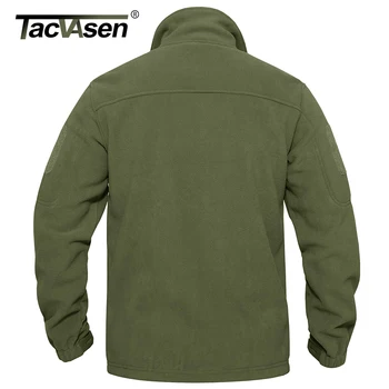 TACVASEN Men's Fleece Jacket Soft Warmth Windproof Full Zip Up Coat Multiple Zipper Pockets Hiking Working Outdoors Windbreaker 2 TACVASEN Men's Fleece Jacket Soft Warmth Windproof Full Zip Up Coat Multiple Zipper Pockets Hiking Working Outdoors Windbreaker 2