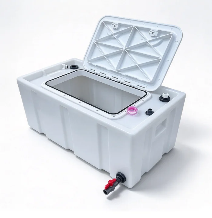Live Fish Transport Box Portable Handle Outdoor Fishing Leakproof Sealed Cooler Tank Vehicle Carrying Aquaculture Storage Contai