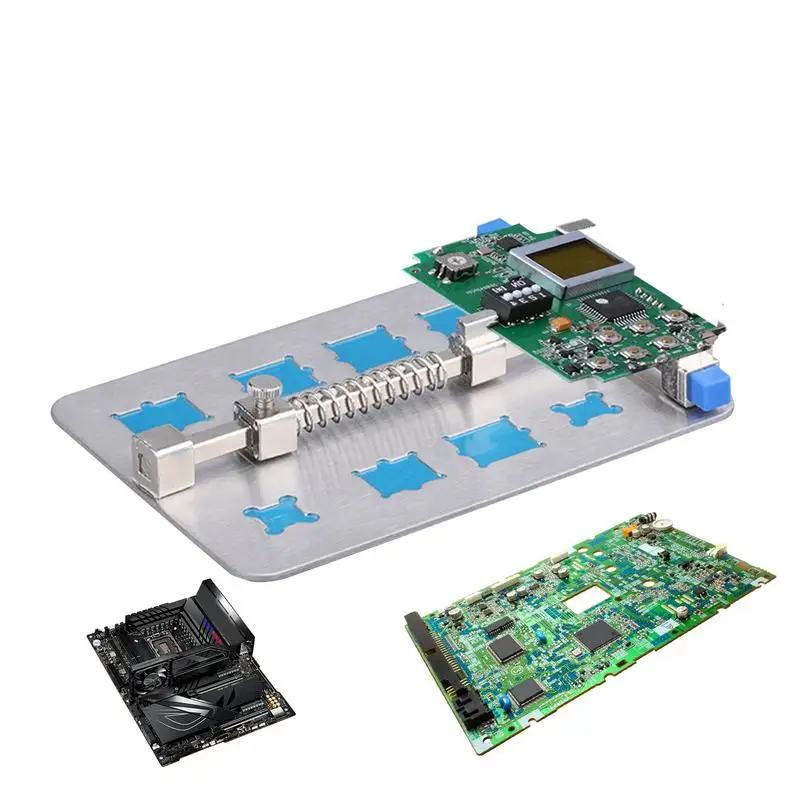 

Circuit Board Holder Motherboard Soldering Repair Clamping Tools Portable Fixed Stand Ic Grooves Support Clamp