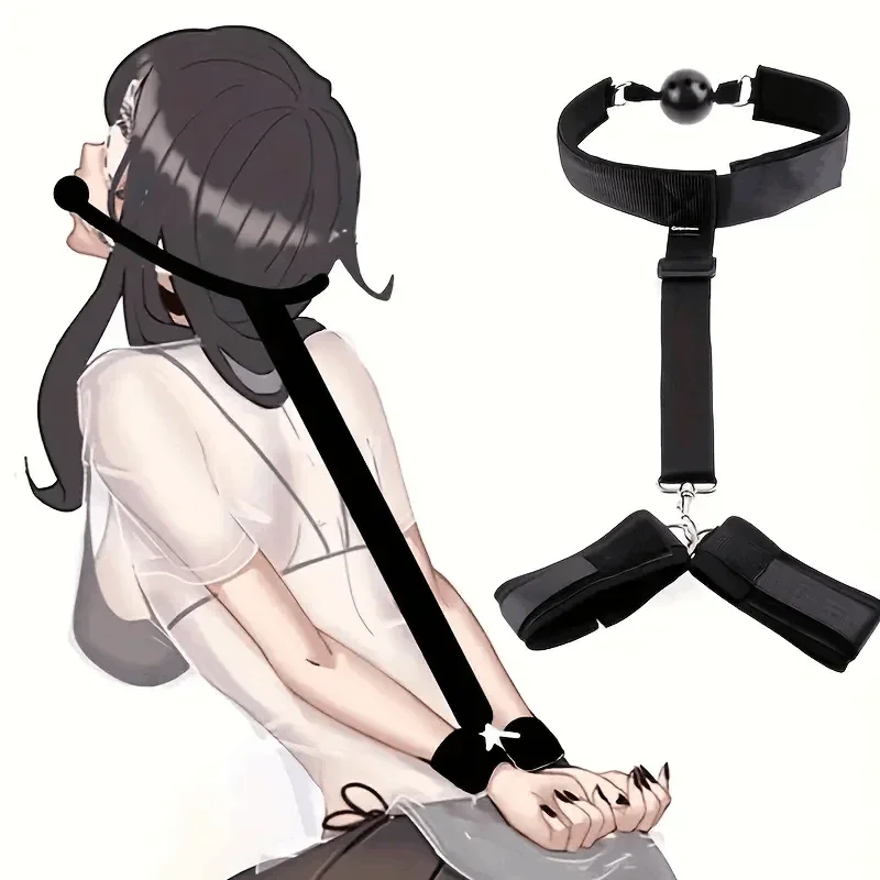 

Adult Erotic Games BDSM Bondage Restraints Collar Furniture Sex Toys For Women Couples Slave Neck Handcuffs Fetish Sex Shop