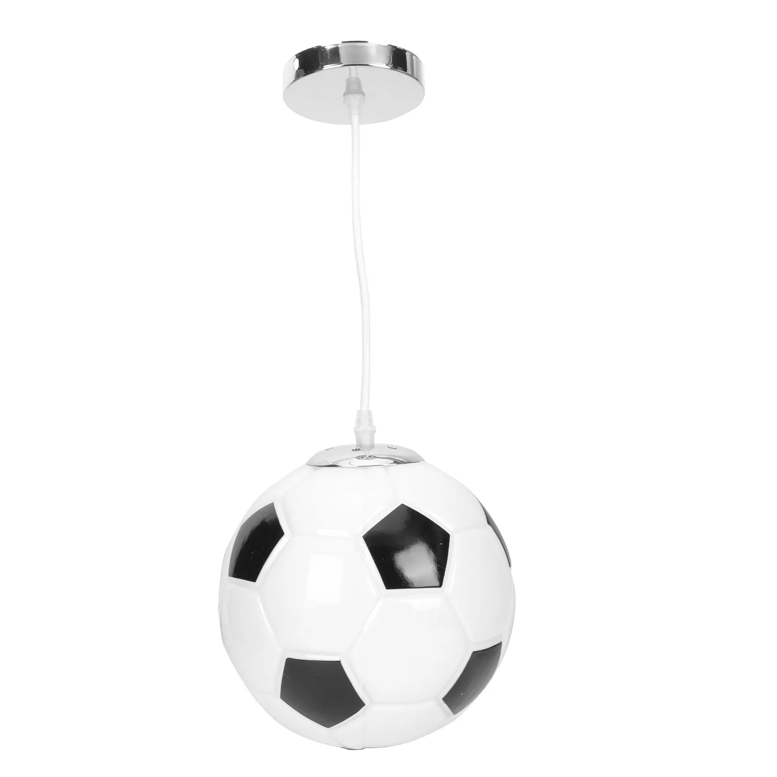 Football Glass Chandelier Stylish Ball Shape Hanging Lamp with Excellent Lighting Effect for Clothing Store Modern Living Room