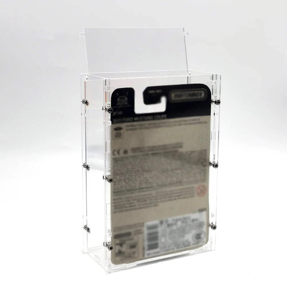 Bob Acryl 1/64 Modellauto-Vitrine für MINIGT RLC, transparente hochwertige Acrylbox /ohne Autos – Detail 3