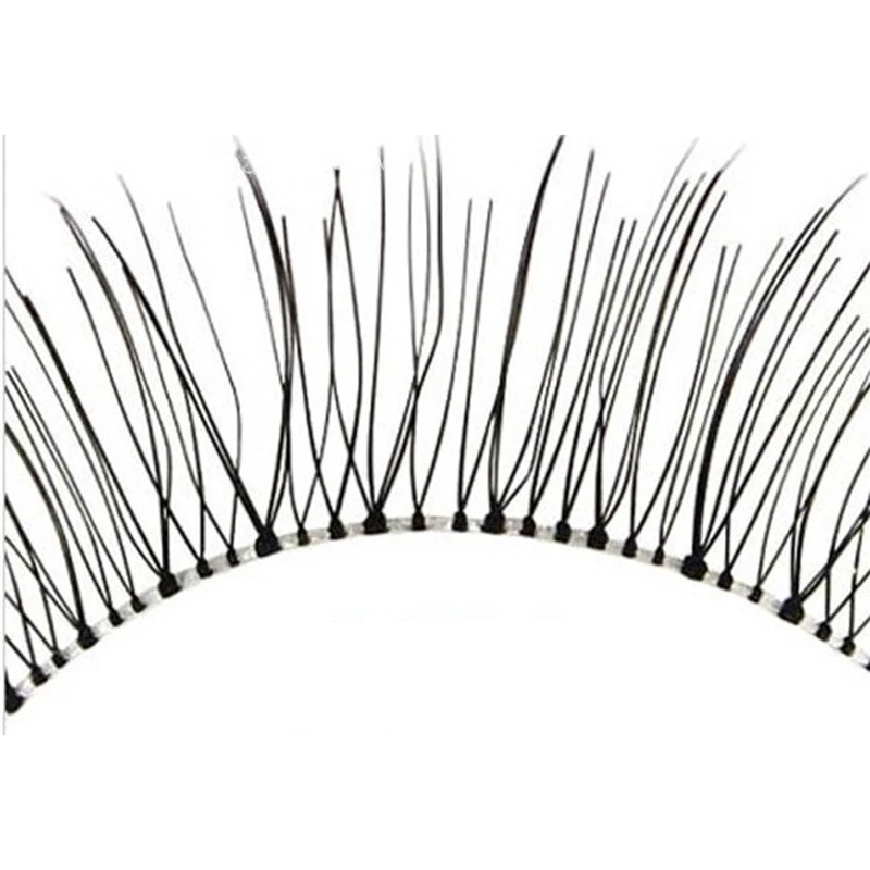 10Pair Makeup False Eyelashes Natural Long Handmade Fluffy Handmade Training Lashes  Fake Lashes Extension Makeup Tool Lashes