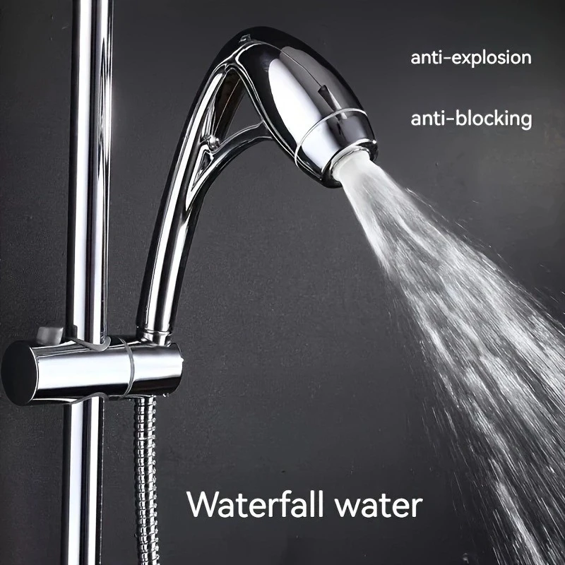 

Водосберегающая ручная насадка для душа в ванной комнате, анионный спа-душ, большой кислородный бар, красивая резьба для ручного душа G1/2'