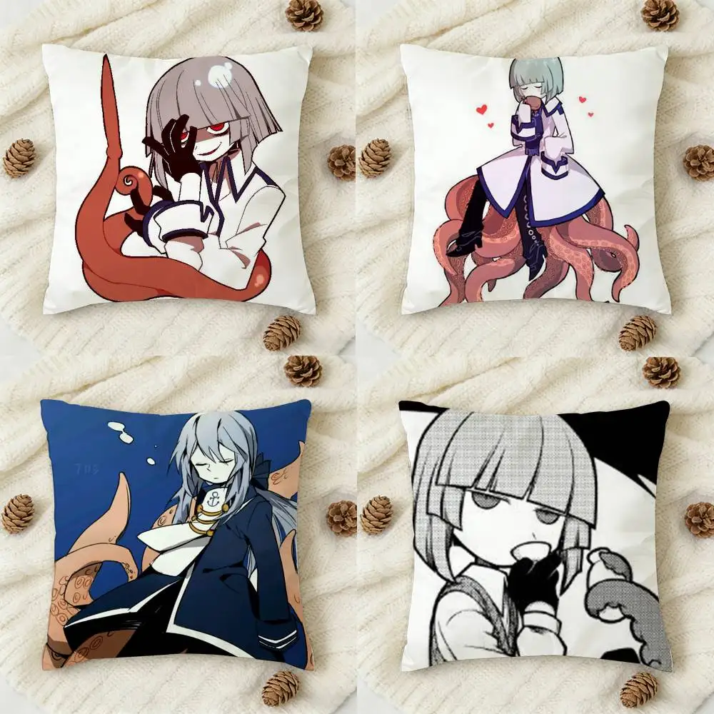 Game O-Okegom Fukami Double-sided Printed Square Decorative Cushion Cover for Sofa Living Room Home Decor