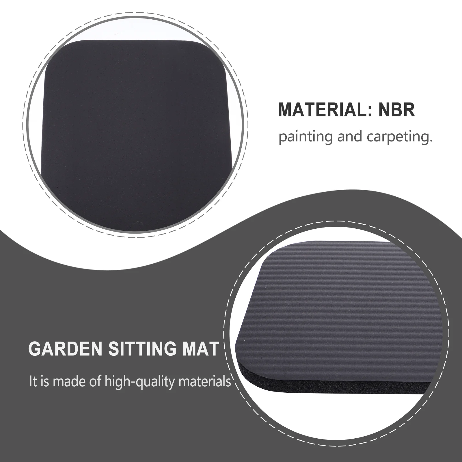 Garden Kneeling Mat Knees Support Cushion Pad Yoga Cushions for Nbr Kneeler Work Mats