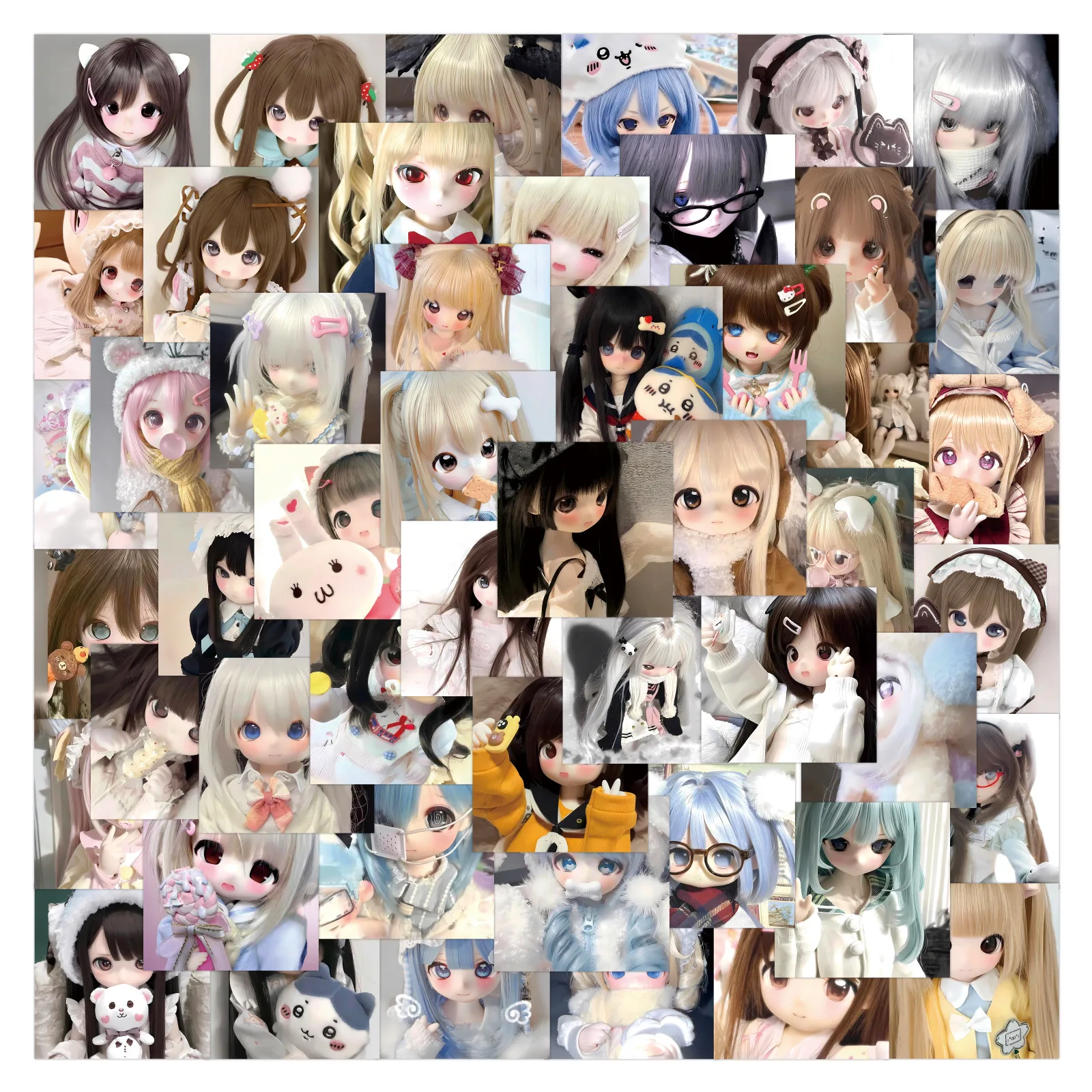 80Pcs Cute Bjd Stic… - image