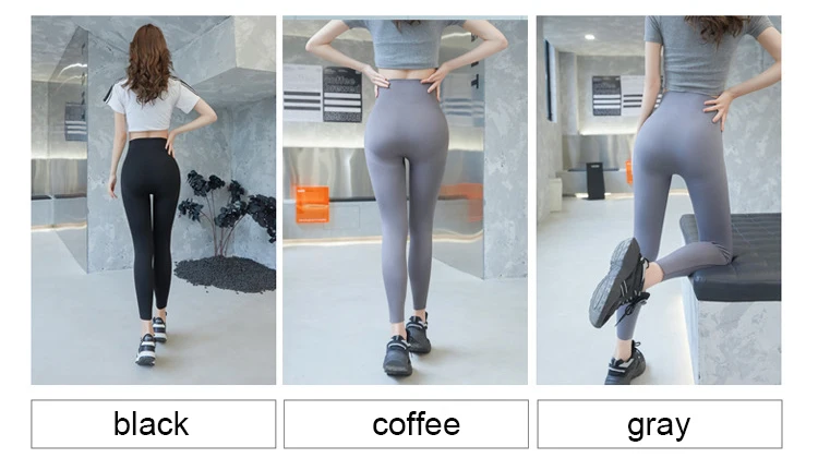 BIVIGAOS Micro-Pressed Butt Lifter Leggings Women 5D Slim Spring Autumn High Waist Fitness Push Up Leggings Sport Shark Pants