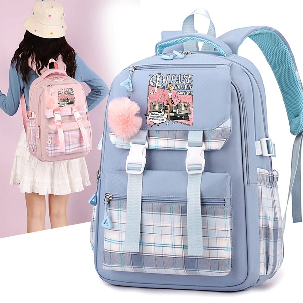 Sabrina Carpenter Book ase Book ase Backpack, Cute Girls School Bag for Teenager Laptop, Casual Backpack