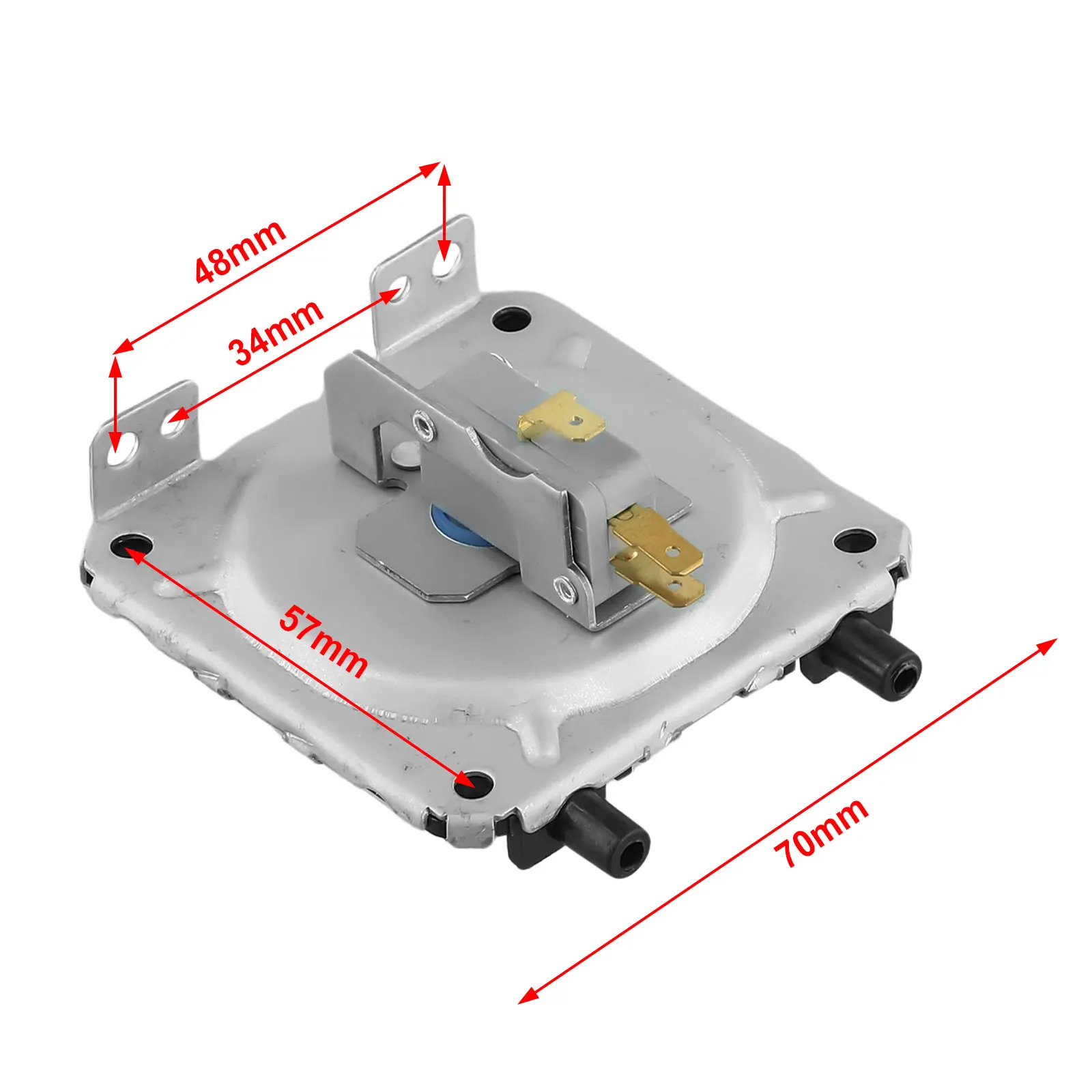 For Gas Water Heaters Air Pressure Switch Exhaust Gas Switch KFR-1 Powerful 50*70MM AC 2000V 50Hz 60S High Quality