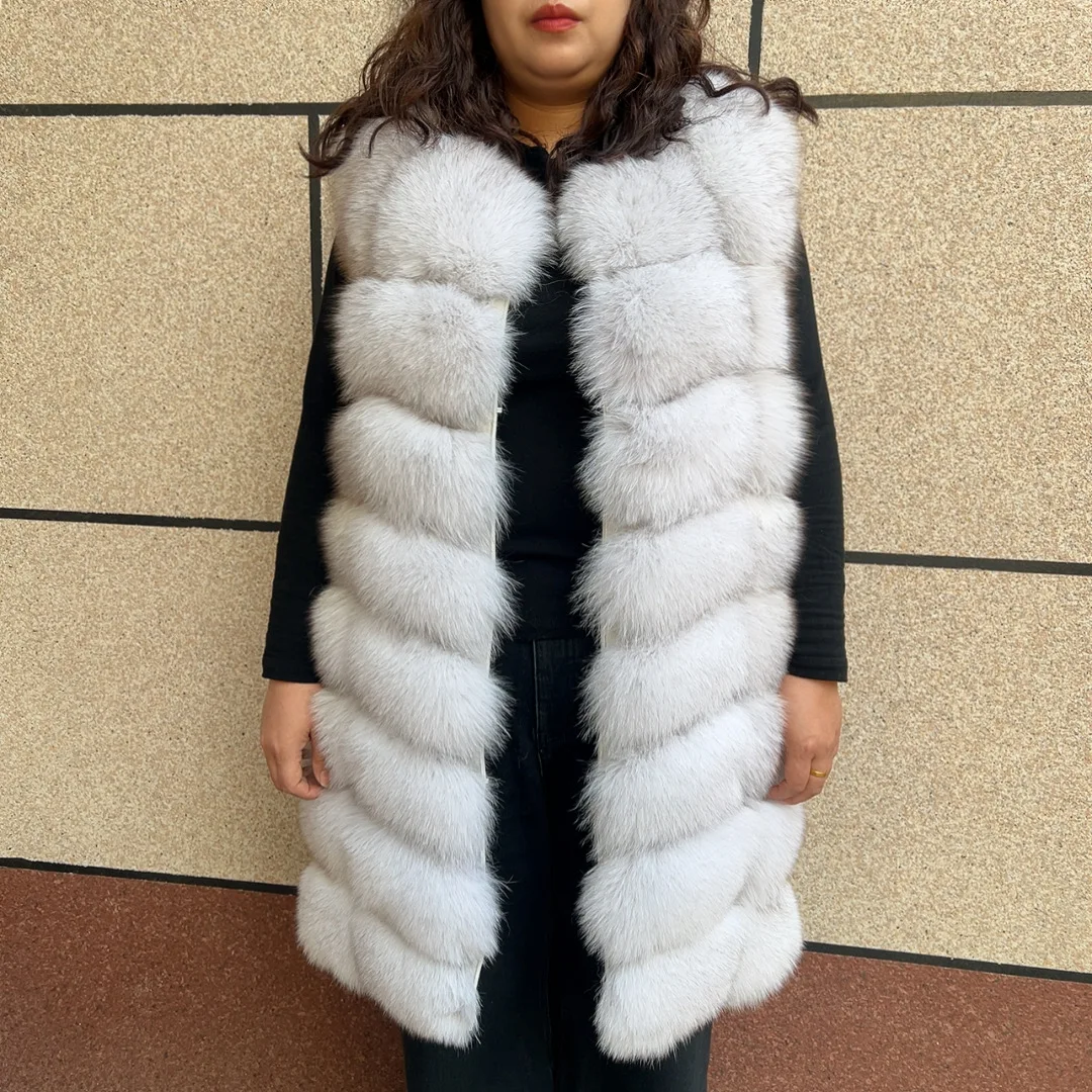 

Жилет из натурального меха лисы для женщин, теплый, разноцветный, 100% натуральный мех, безрукавка из натурального меха лисы, жилеты из натурального меха, безрукавки из натурального меха лисы