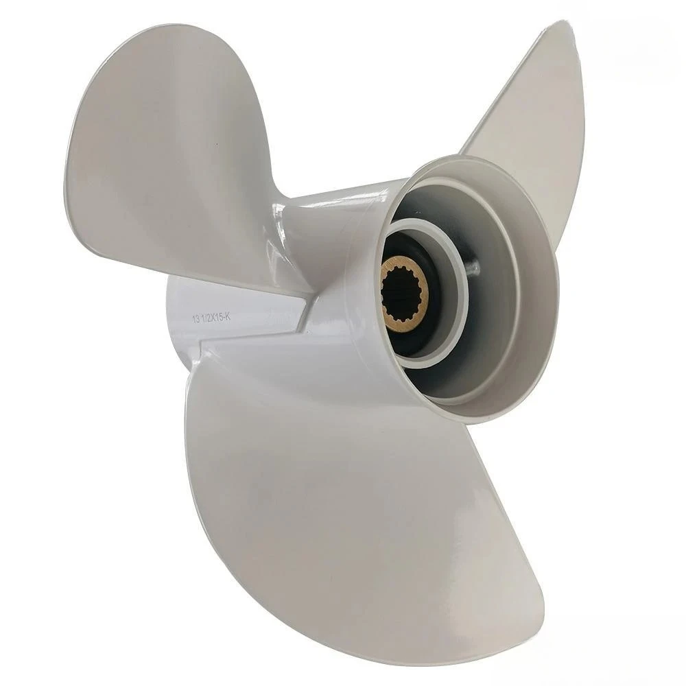 Outboard Aluminum Alloy Propeller for Yamaha 50-130HP 14X11-K 13 5/8X13-K 13 1/2X14-K 13 1/2X15-K 1/4X17-K 13X19-K 15 Tooth