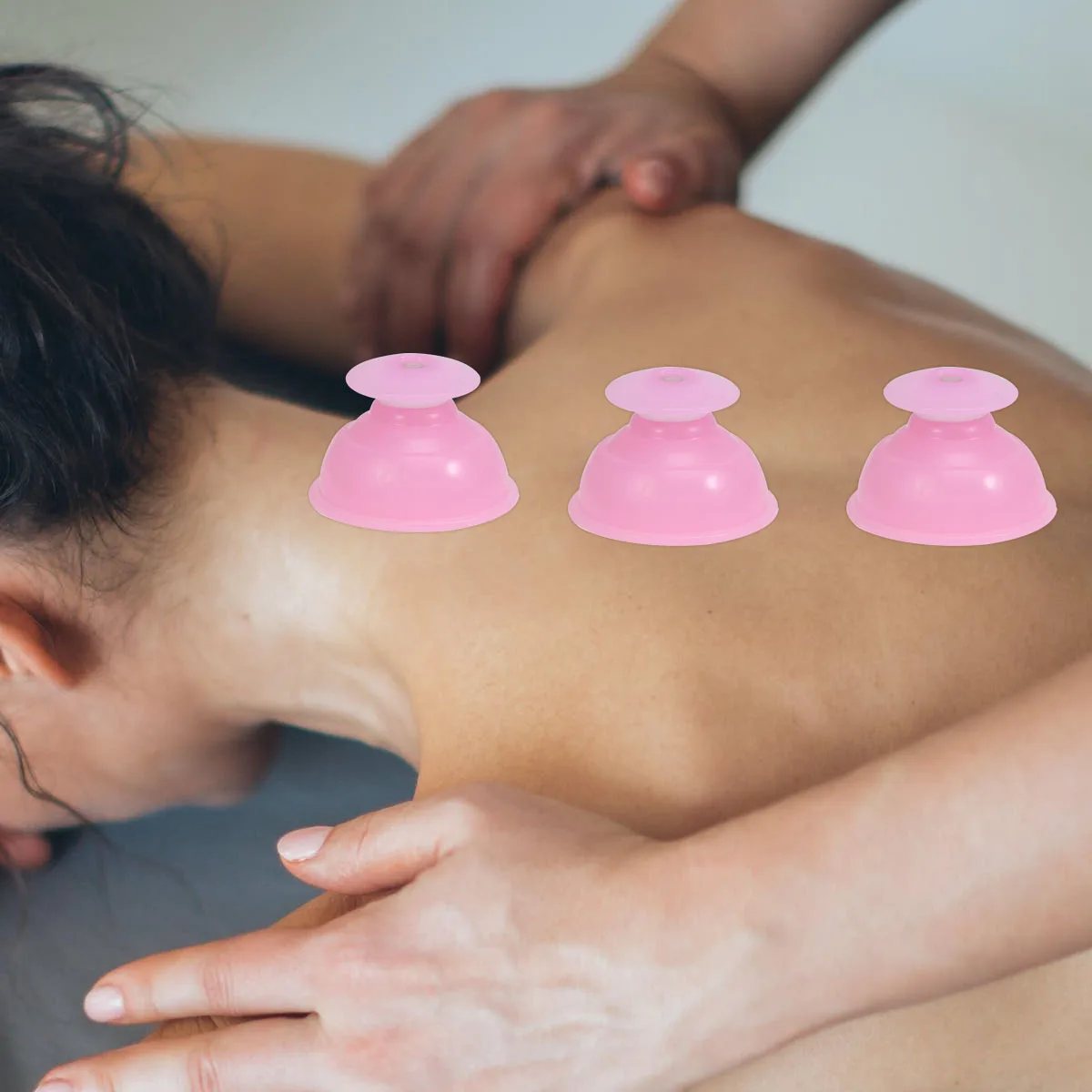 

Silicone Vacuum Cupping Therapy Device Cans Medical Pump Suction Body Moisturizer Massage Treatment Health Care