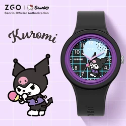 ZGO x Sanrio Cinnamoroll Kids Watch for Girls Silicone Watch Strap Sports Waterproof Watch Birthday gift 877