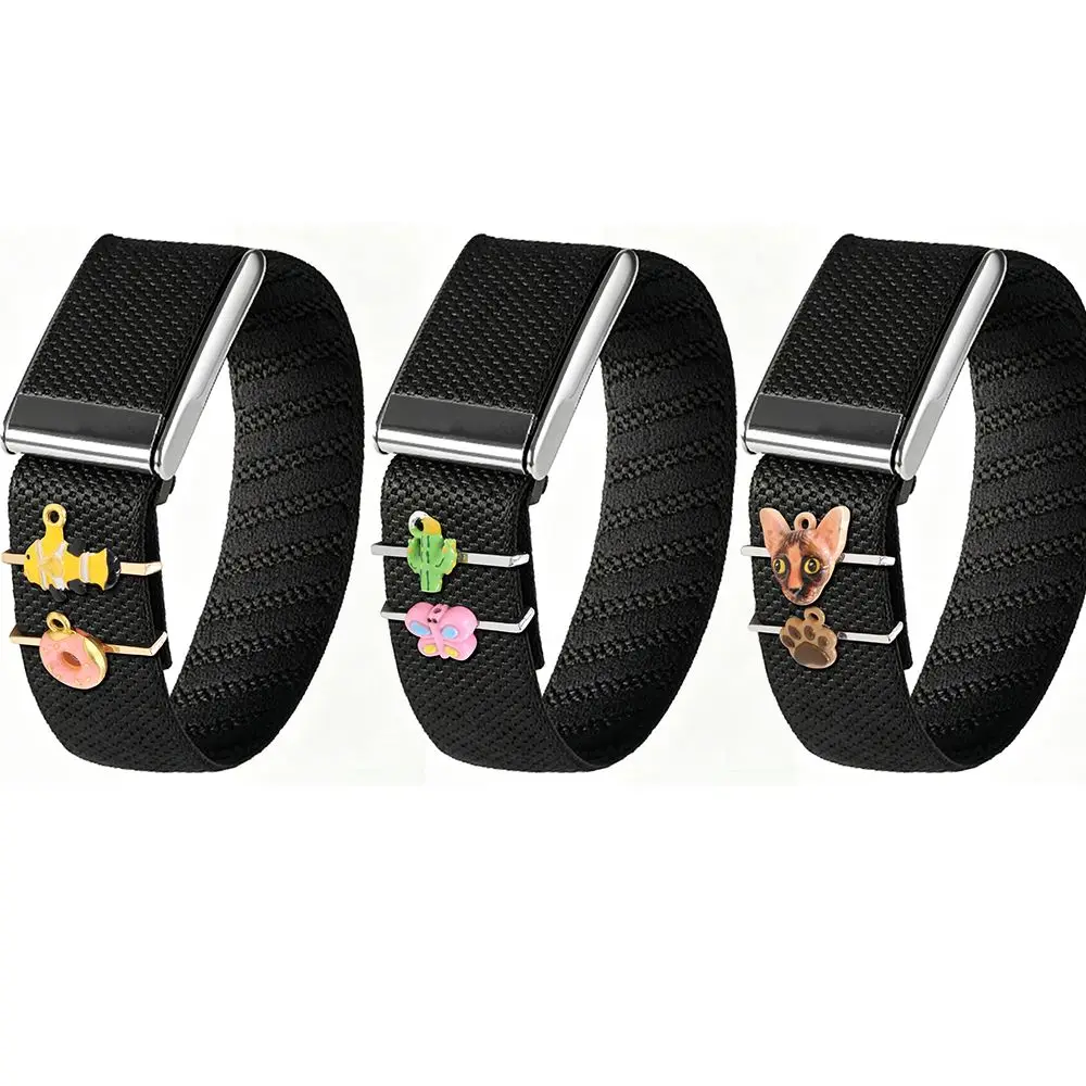 Metal Watch Strap Decorative Ring Strap Slide Charm Cartoonish Watchband Charms Ornament Jewelry Items for Whoop 5.0/5.0 MG/4.0