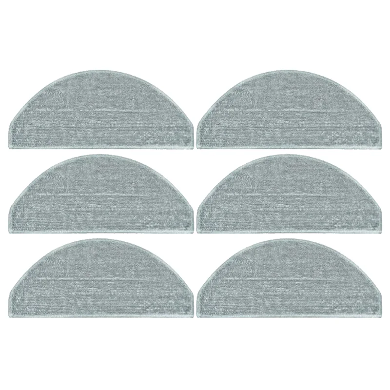 

6PCS Replacement Parts Mop Cloth for Robot Vacuum E10 E12 B112 Vacuum Accessories Washable Mopping Cloth