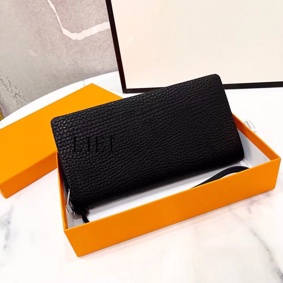 

Slots Design Wallet Long Checkbook High Capacity Retro Style For Men Leather Wallet Large Capacity Suit Bag Business Supplies 8