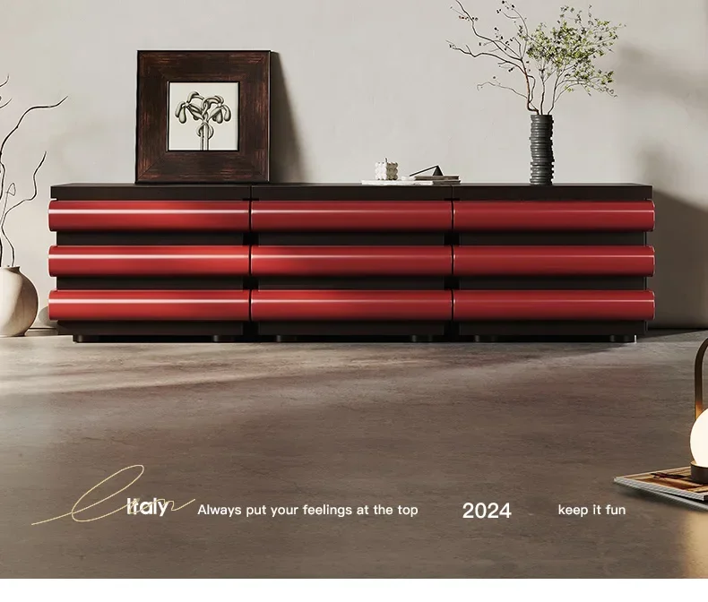 Дизайнерский шкаф на крыльце, итальянский минималистичный шкафчик для хранения, домашний обеденный шкаф, маленькая квартира, украшение для гостиной