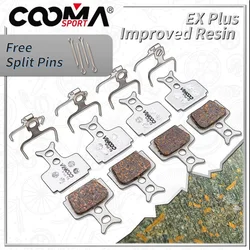 4 Pairs, Bicycle Disc Brake Pads For Formula R1R, R1, RO, RX, T1, C1, Mega, Cura Caliper, Alu-Alloy Ex Plus