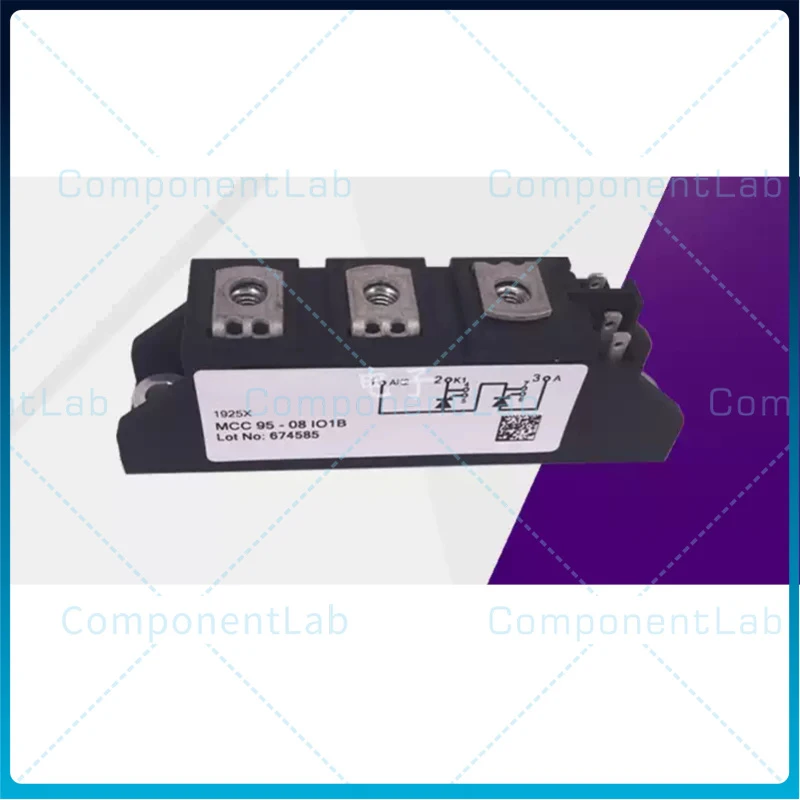 Módulo Tiristor MCC 95-08IO1B 12IO1B 14IO1B 16IO1B 18IO1B Dual SCR para Unidade de Potência Industrial Semikron Retificador Inversor