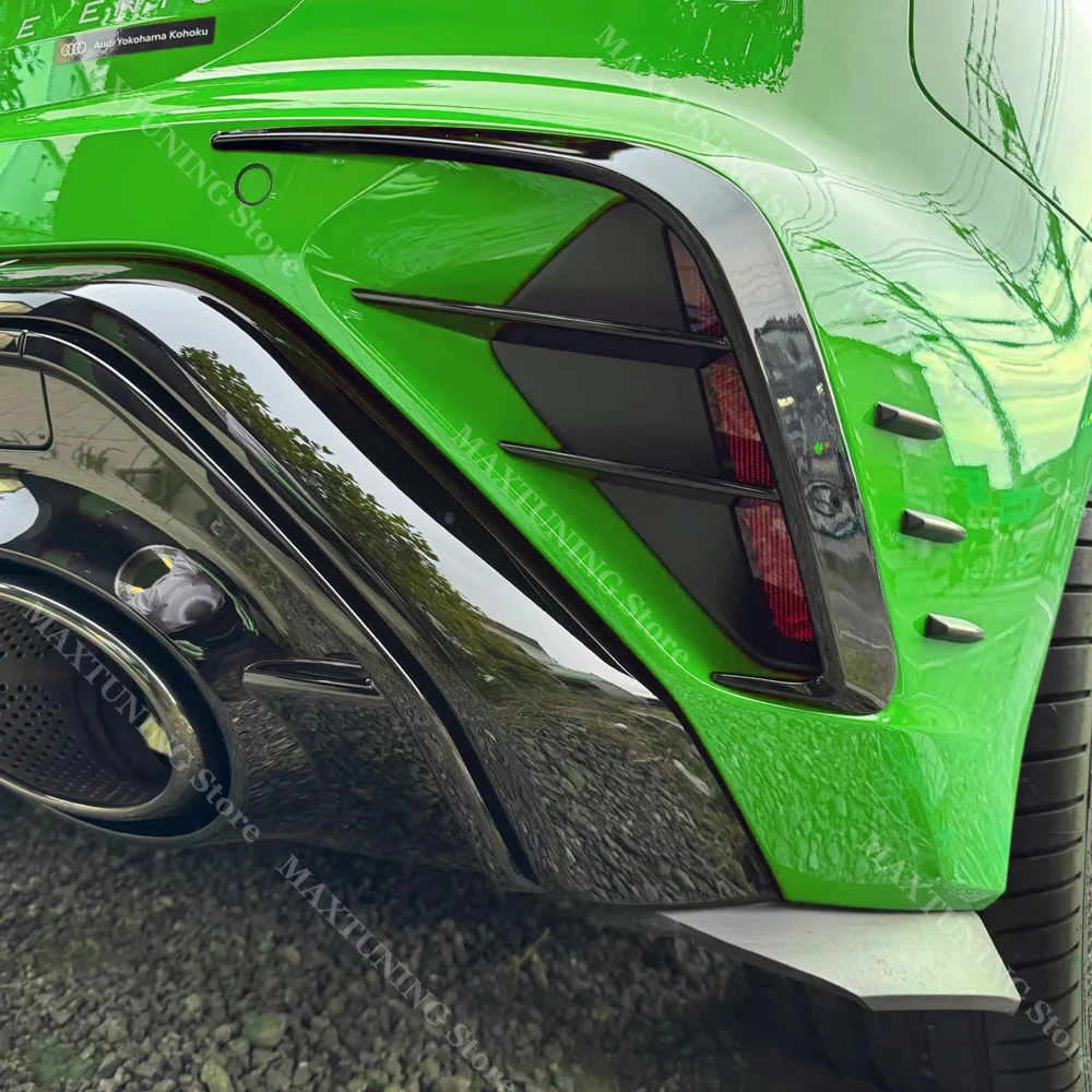 

2pcs Rear Bumper Fog Light Splitter Trim For Audi A3 8Y S3 RS3 Sline Sportback 2024-2025 Facelift Wind Knife Spoiler Bodykits